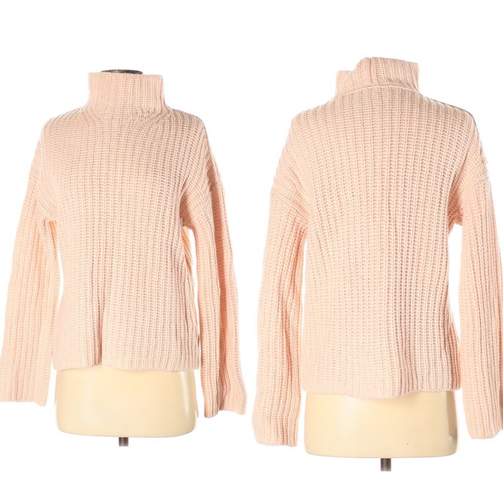 Vince Lofty Rib Turtleneck Pullover